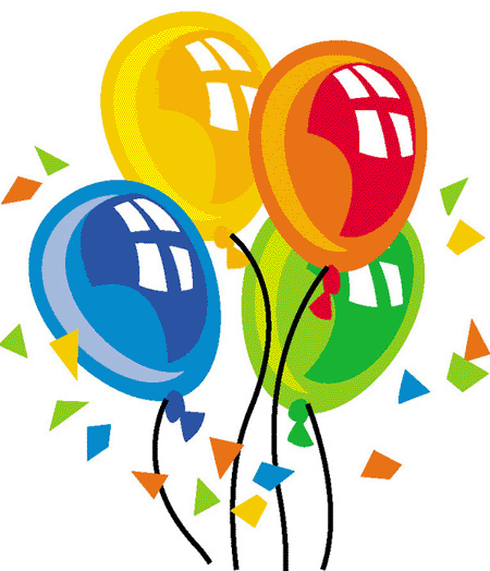 Party Balloons Clipart - Free Clip Art Images