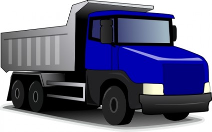 Construction Truck clip art Free vector in Open office drawing svg ...