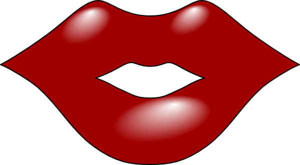 Red Lips Clip Art at Clker.com - vector clip art online, royalty ...