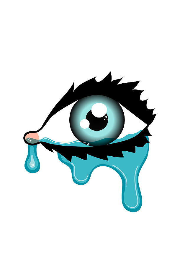 Crying Eye by Kejinee Nuthead - Crying Eye Digital Art - Crying ...