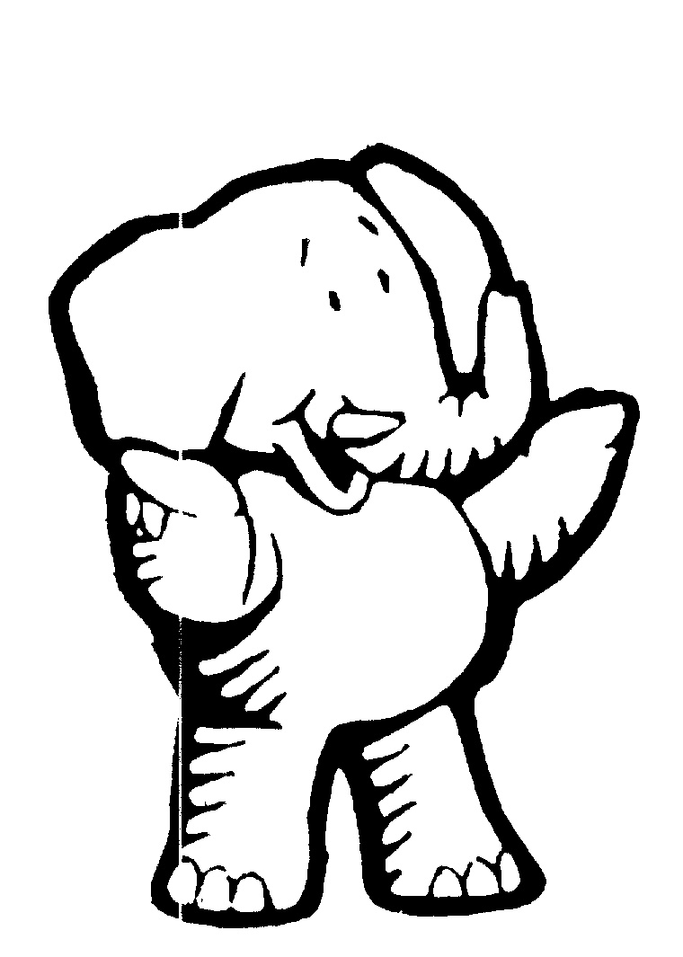 Elephant Standing Drawing images
