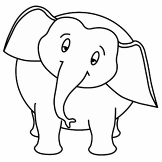 Cartoon Elephant Photo Sculptures, Cutouts & Cartoon Elephant Cut ...
