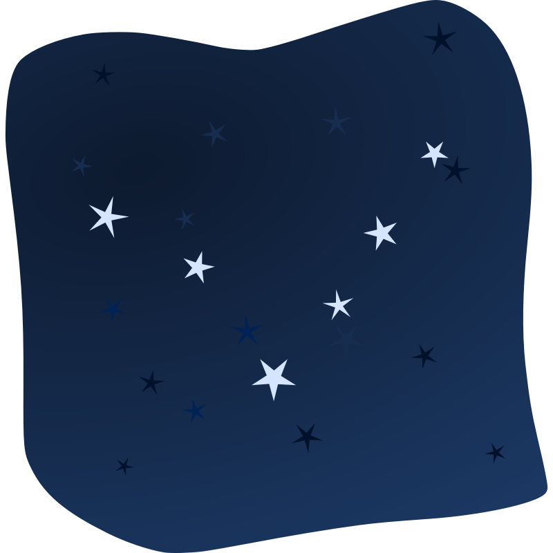 Clipart - Stars in the night