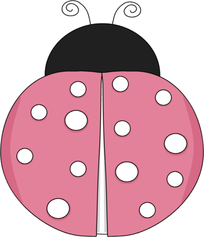Pink Ladybug Clipart