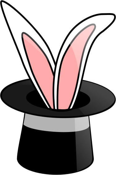 Rabbit In Hat Clip Art Download