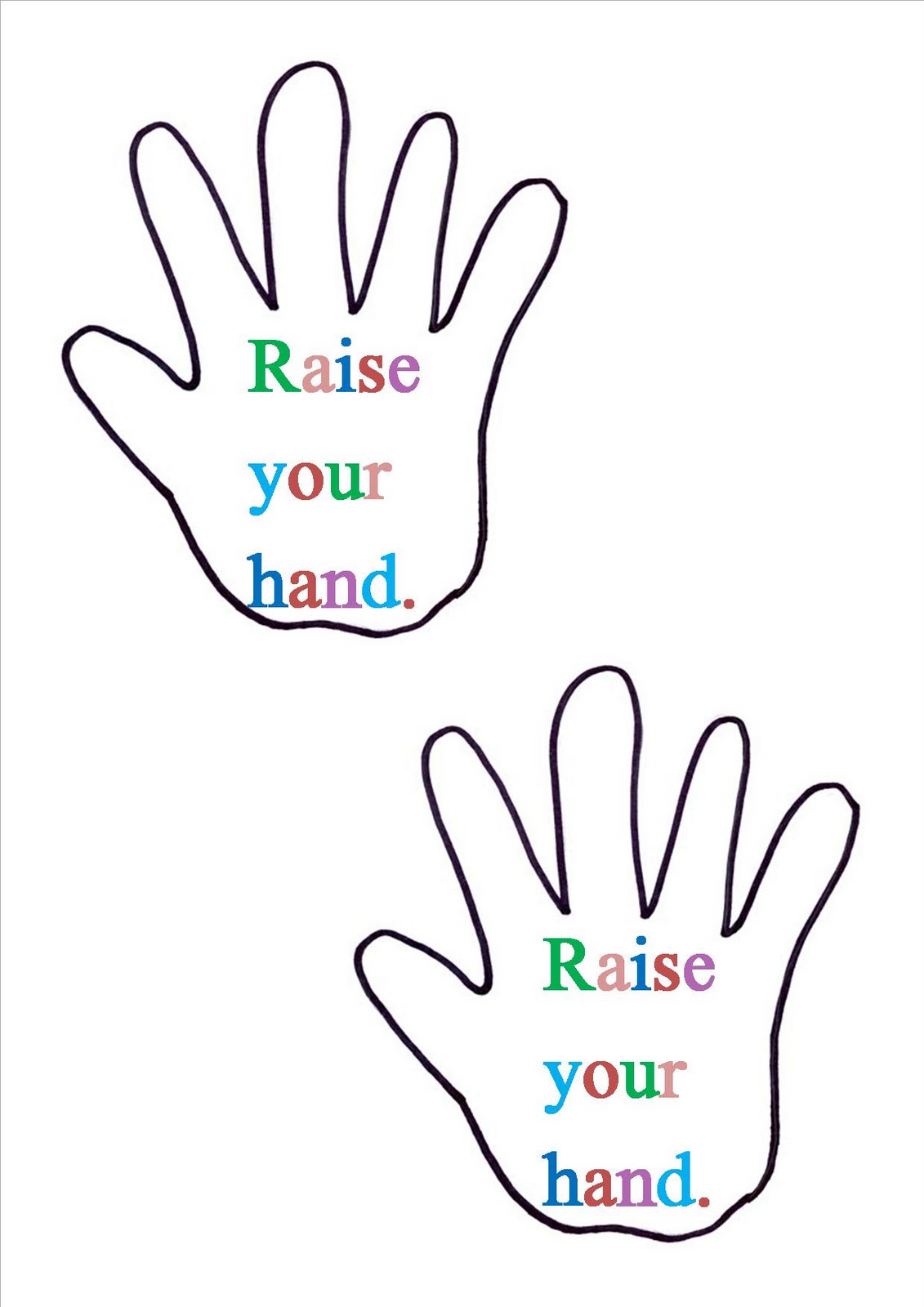 Child Hand Template Images & Pictures - Becuo