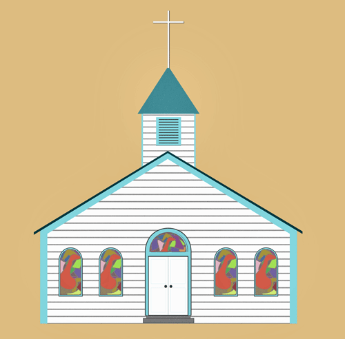 Free Christian Clip Art: Local Church Graphic Image (medium ...