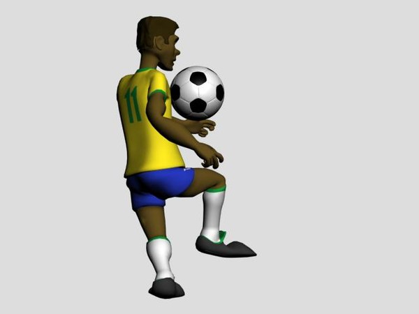 3d soccer player - ClipArt Best - ClipArt Best