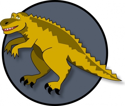 A Cartoon Dinosaur clip art - Download free Other vectors