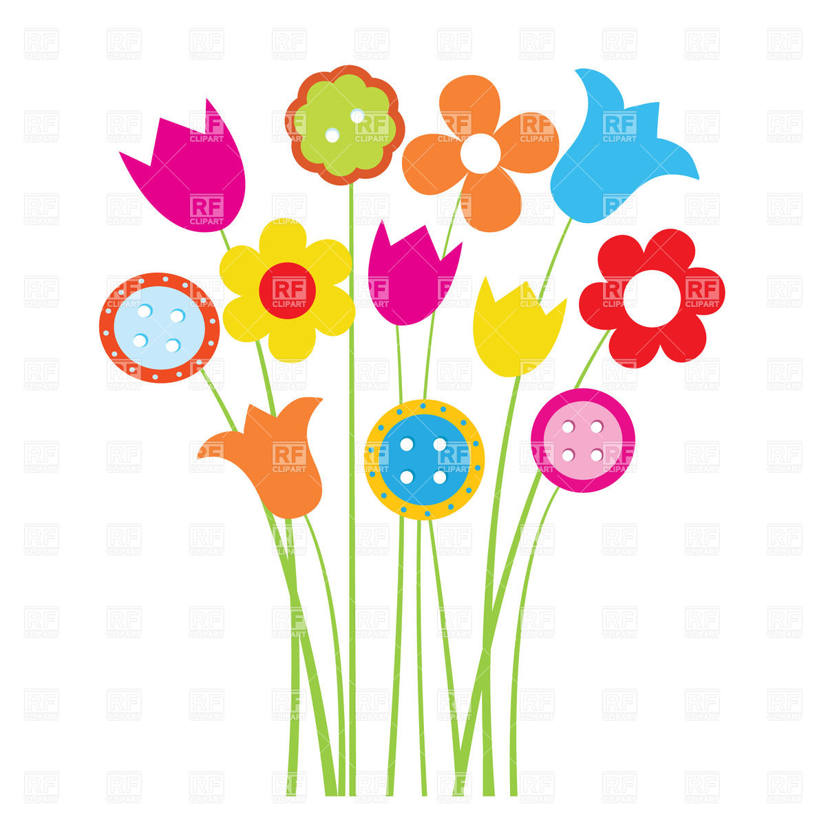 Retro Flower By Nizips Public Domain Source Httpenmwikipedia ...