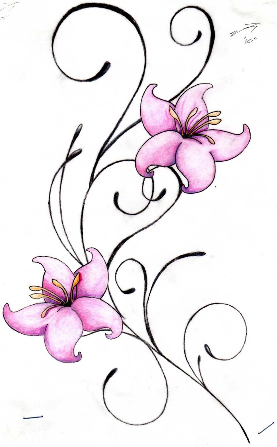 Pictures Of Flower Tattoo Designs - Cliparts.co
