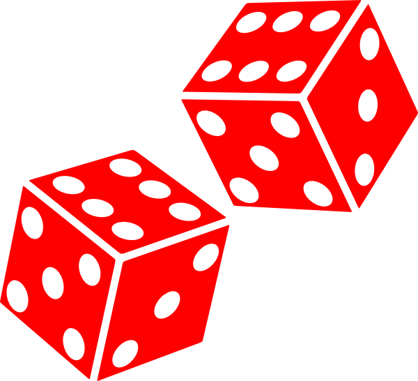 Six Sided Dice clip art - vector clip art online, royalty free ...