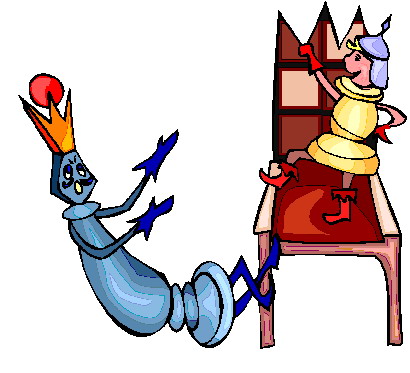 Clip Art - Clip art playing chess 857452