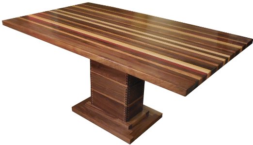 Amazon.com - Armani Fine Woodworking Pedestal Dining Table with ...