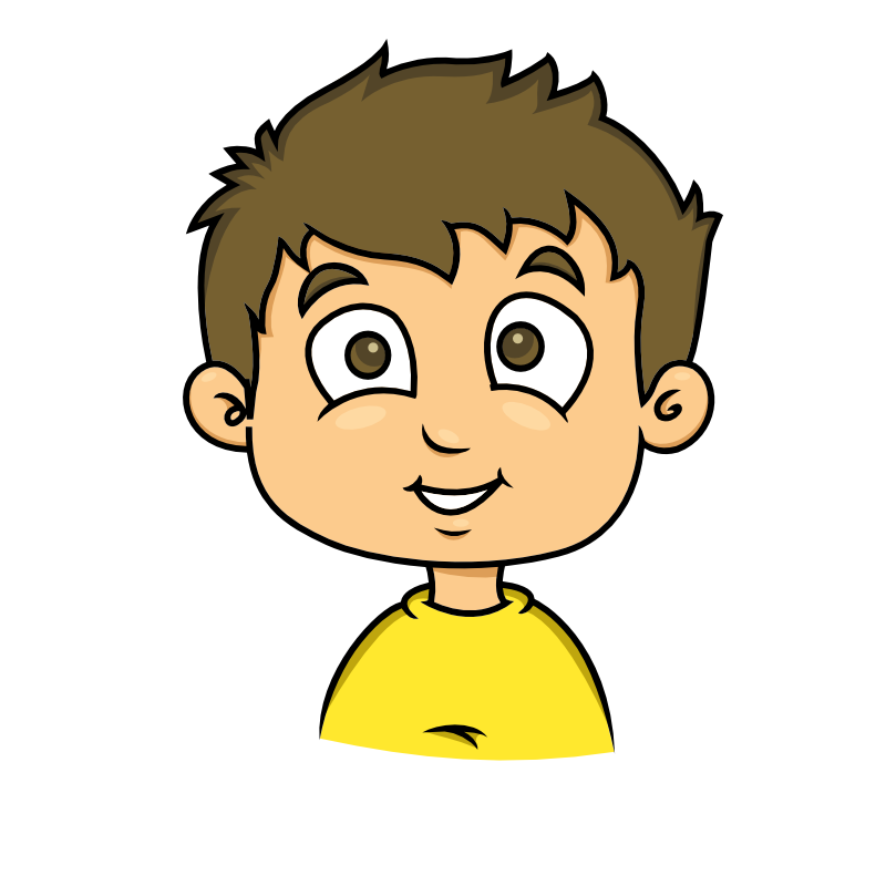 Boy Happy Face Clip Art