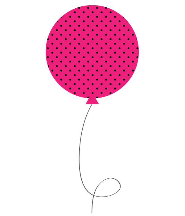 pink birthday balloons clip art