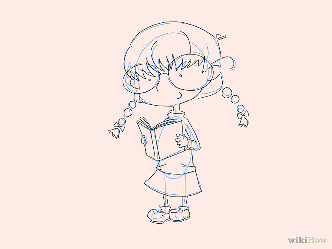 4 Ways to Draw Cartoon Characters - wikiHow