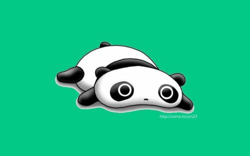 Cute Cartoon Panda Wallpaper (1920x1200) - Bright Lime Green ...