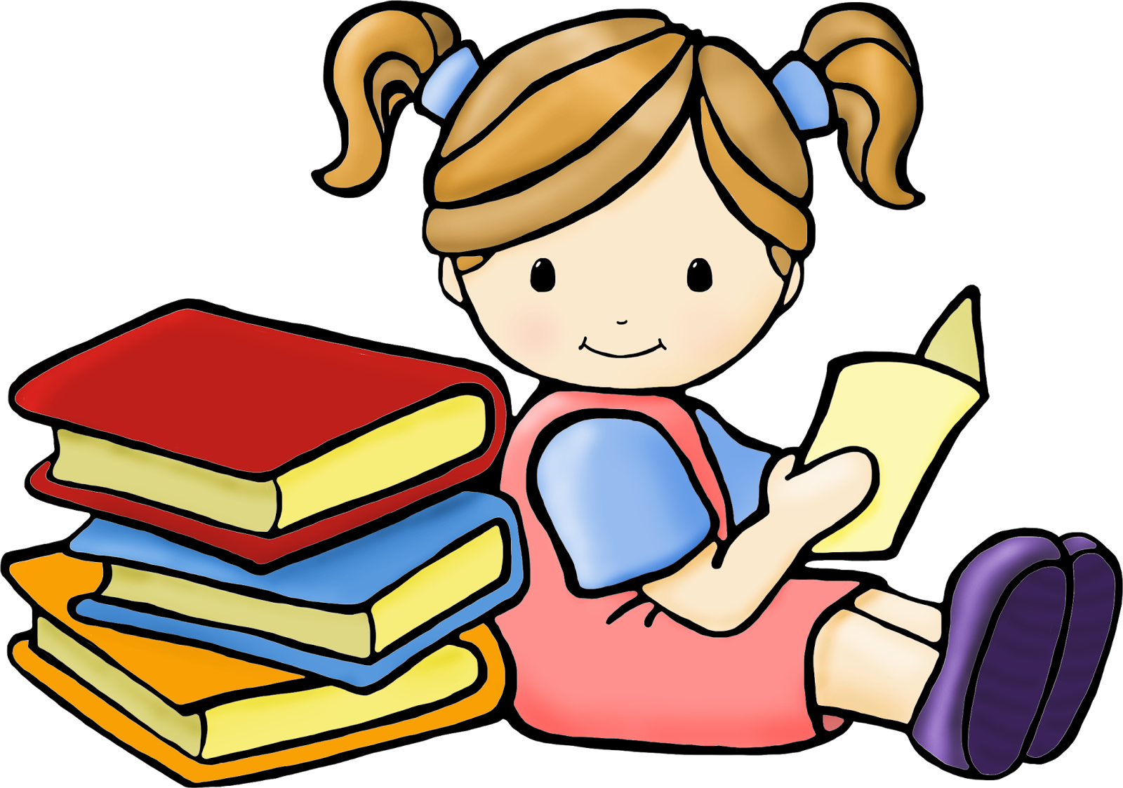 Students Reading Clipart - Gallery