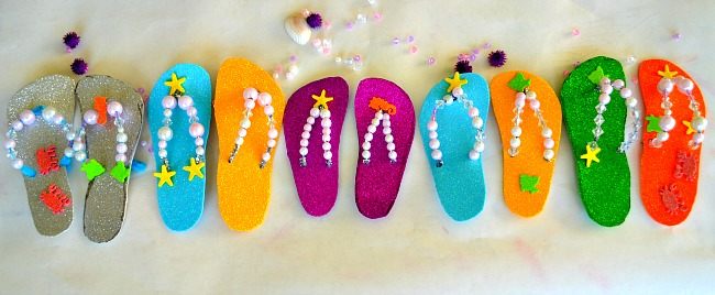 Kids Craft : Flip Flop keepsake craft | Kids Play Box