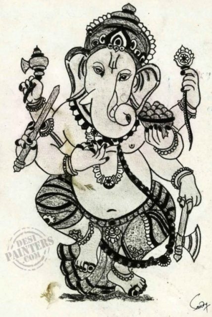 Ganesha Paintings | DesiPainters.com