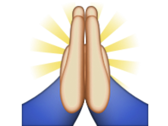What does this emoji mean: Praying hands or high five? | New ...