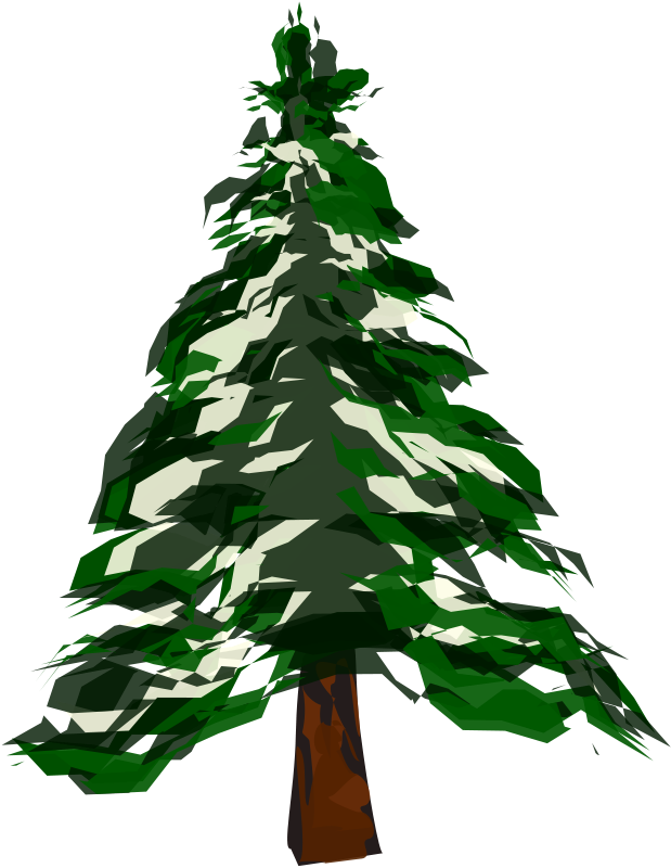 Pix For > Winter Trees Clip Art