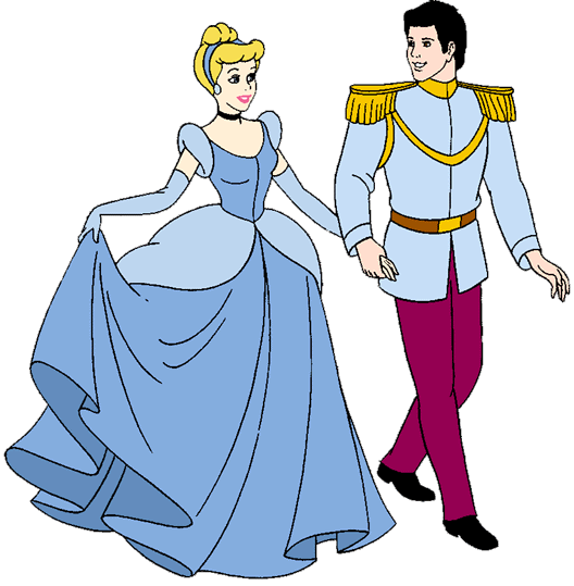 Cinderella and Prince Charming Clipart from Disney's Cinderella ...