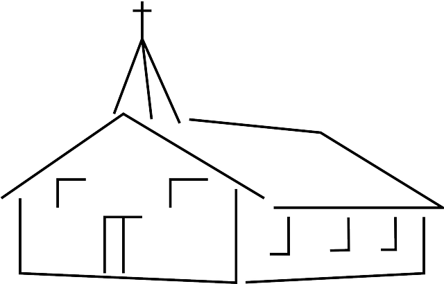 CHURCH, BUILDING, HOUSE, SCHOOL, BLACK, OUTLINE - Public Domain ...