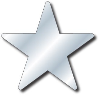 Amazon.com : Se-Kure Concepts Silhouette Mirror, Star : Nursery ...