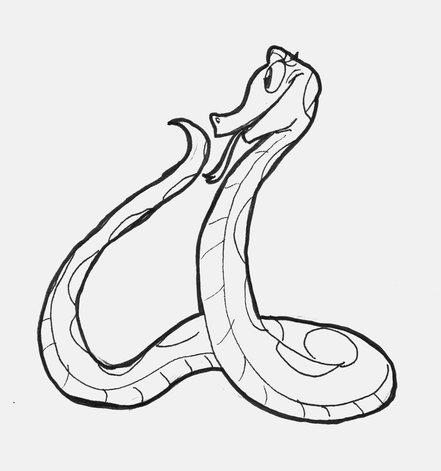 Line art: snake girl by FrankiLew on DeviantArt