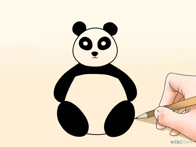 How to Draw a Panda (with Pictures) - wikiHow