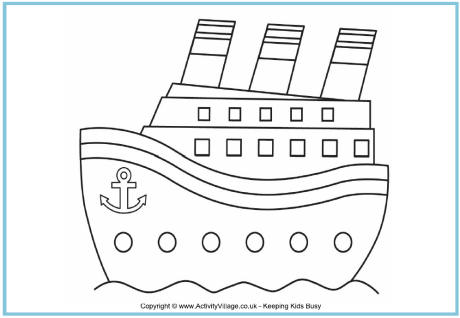 Transport Colouring Pages