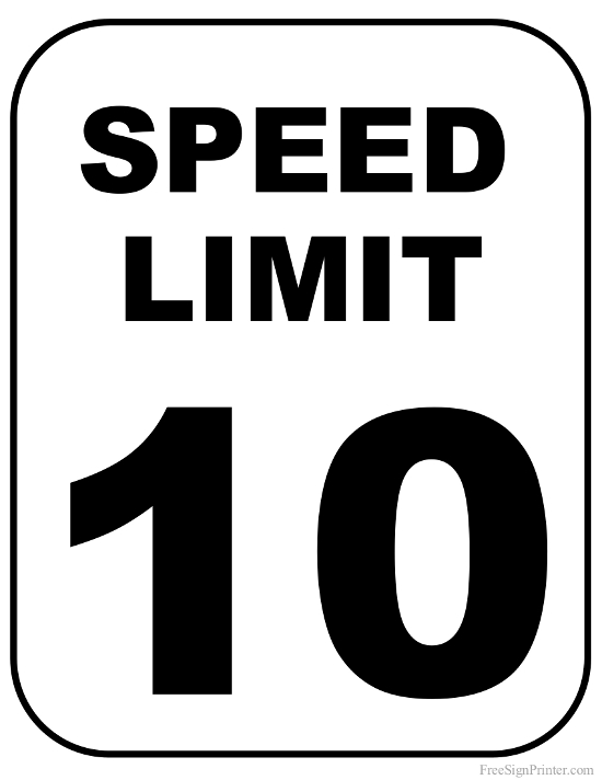 printable-speed-limit-10-mph- ...