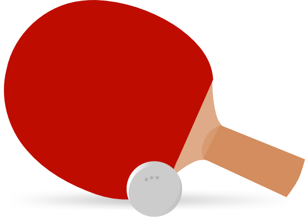 Pingpong Paddle clip art - vector clip art online, royalty free ...