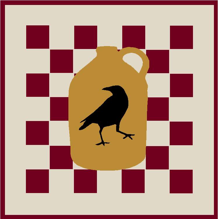 FOLK ART FROM THE HARBOR GAME BOARD STENCILS
