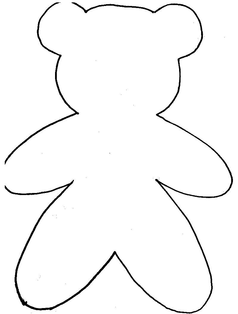 Standing Bear Outline | Clipart Panda - Free Clipart Images