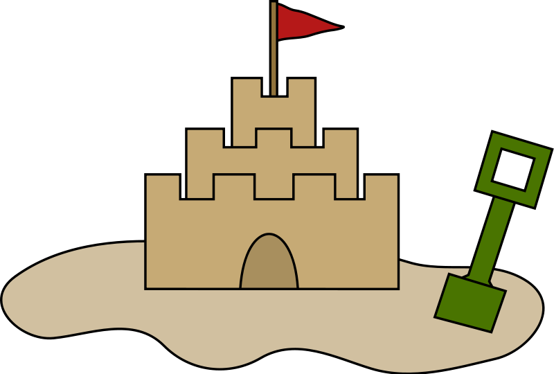 Free Sand Castle Clip Art