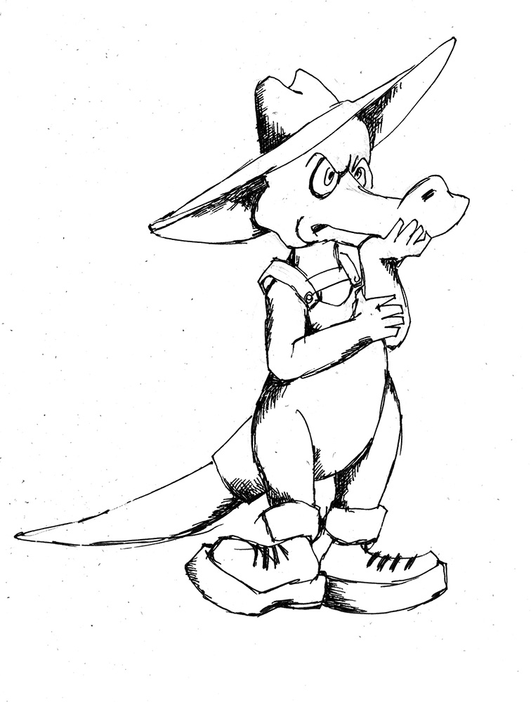 playful alligator character | Illustration Design Contest | Brief #