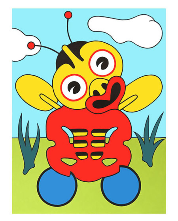 Buzzy Bee Tiki - Lester Hall - Prints - Art - Artport Online, Ltd.