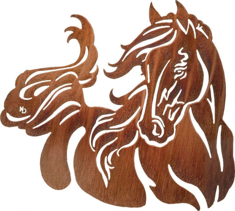 mustang-horse-darlingmetal-art ...