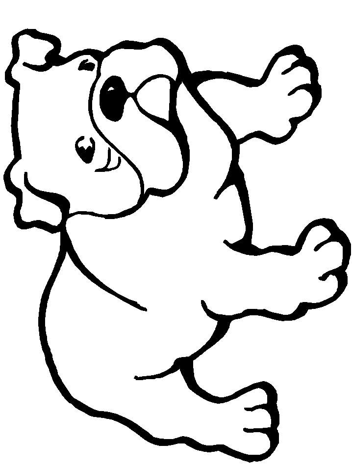 Lovely Dog Coloring Page 2014 - Free Images