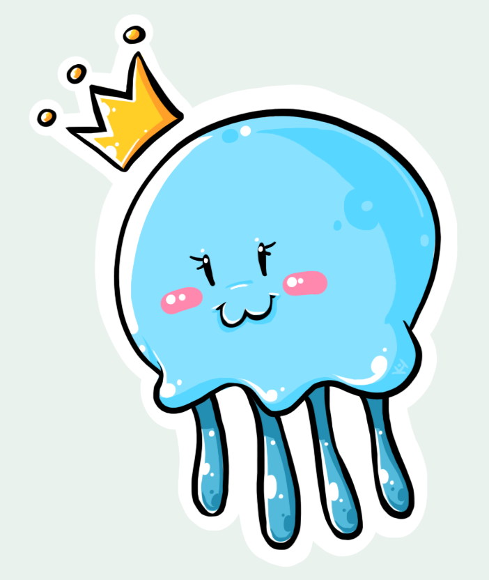 Cute Jellyfish Clipart