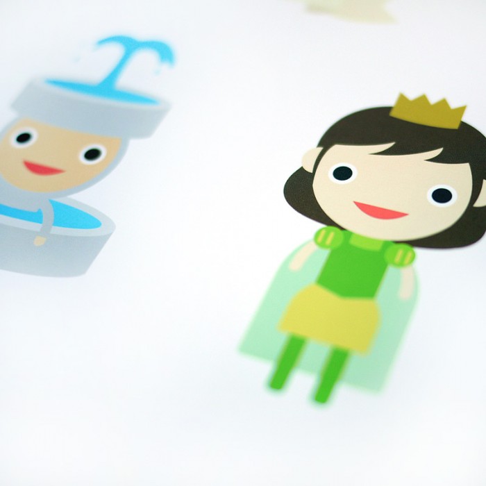 The Frog Prince Peek-A-Play Poster Print 16 x 9 - Tofufu Originals