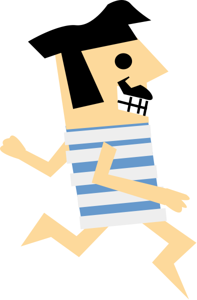 Retro Runner Clipart, vector clip art online, royalty free design ...