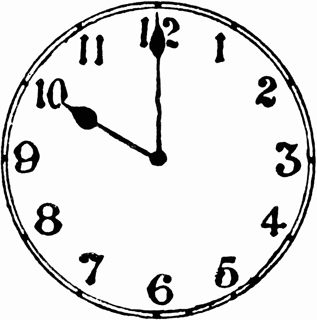 10 O'clock | ClipArt ETC