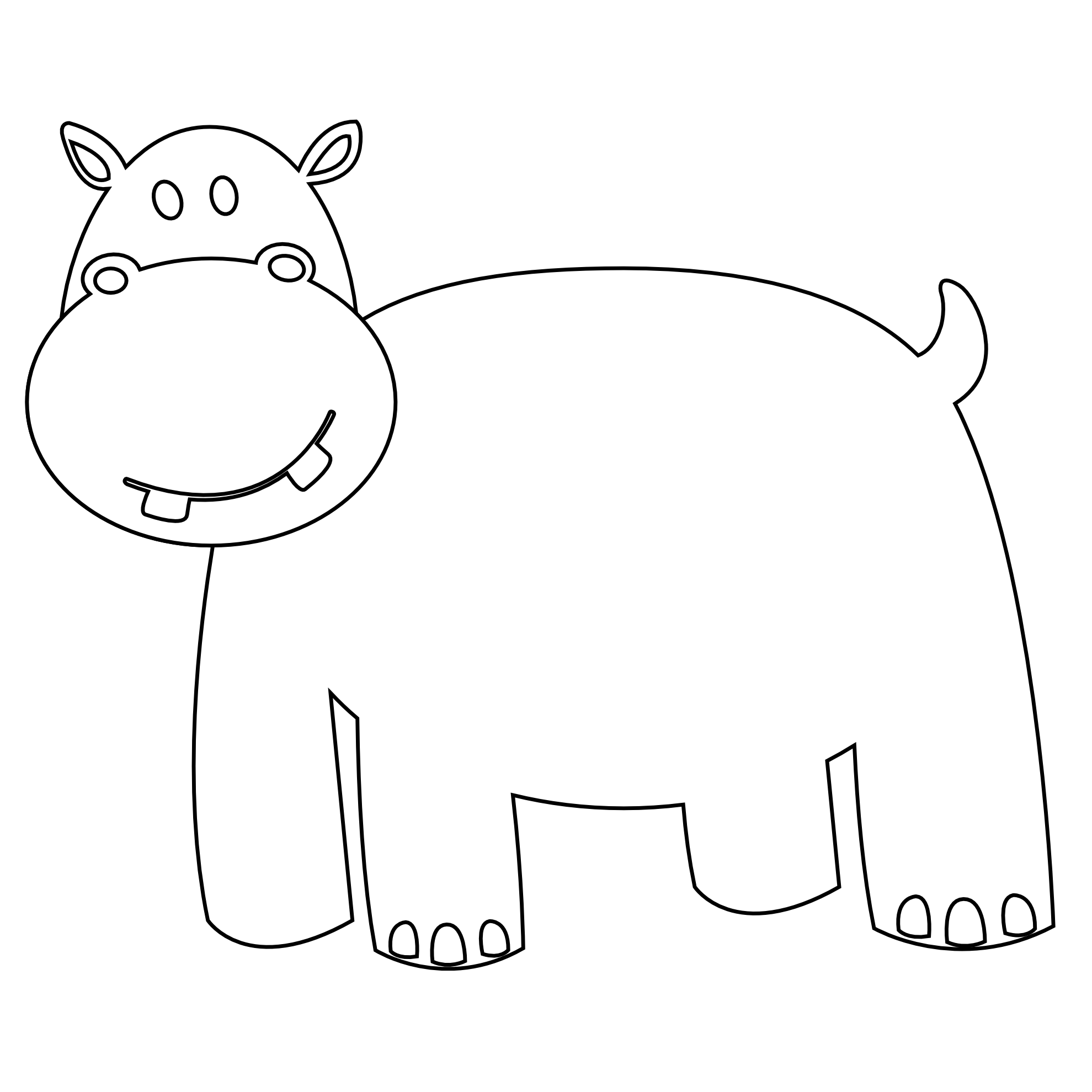 Line Drawing Of Animals - ClipArt Best