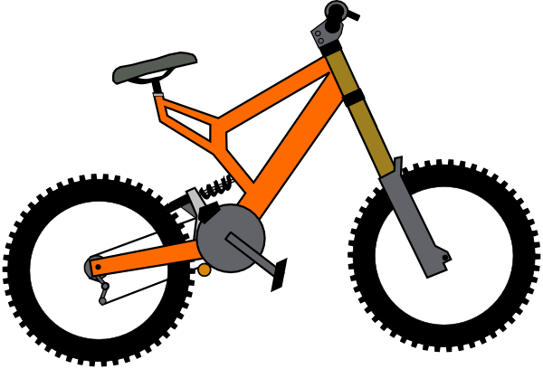 Bike clip art - vector clip art online, royalty free & public domain