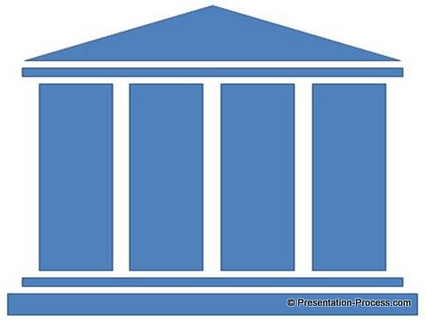 Draw PowerPoint Pillar in 3 easy steps