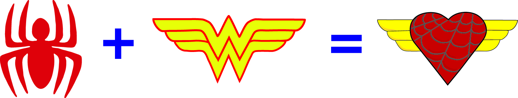 Superhero Wedding Artwork | SMARTdesigns by Stacey